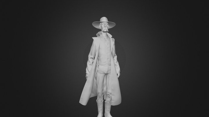 Wyatt Earp - Character Design 3D Model