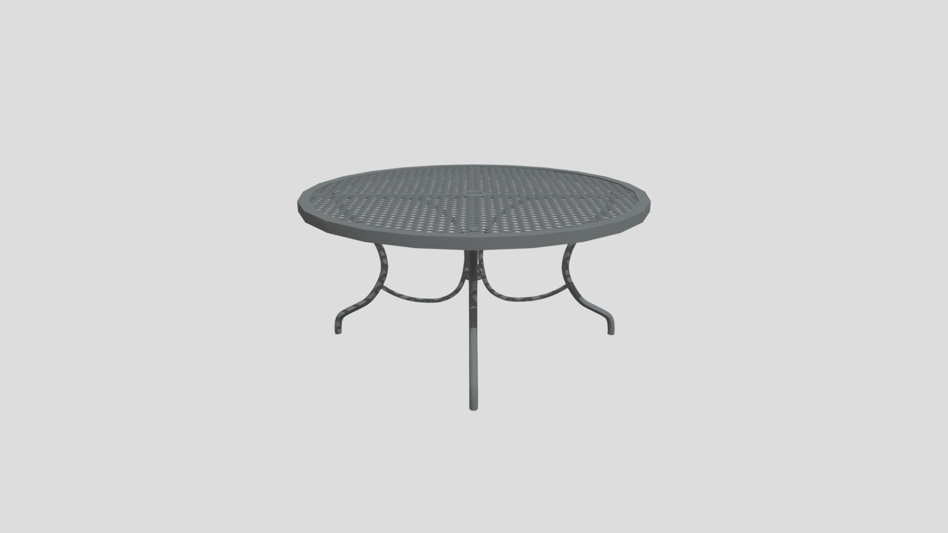 Black deck table