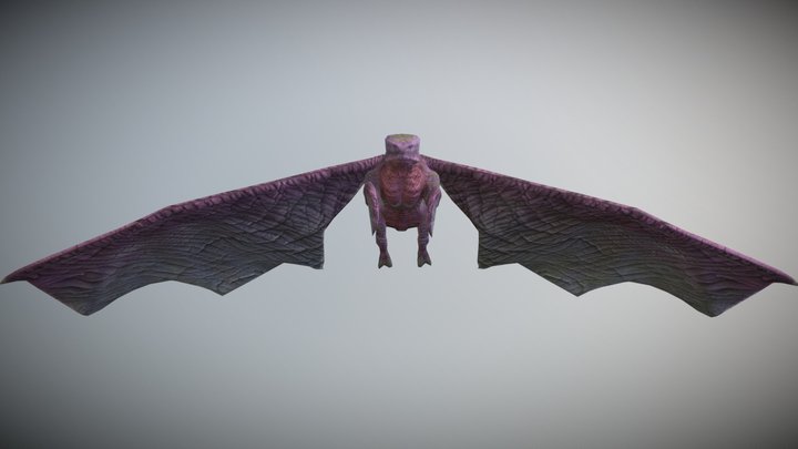 Flying Beast (LowPoly) 3D Model