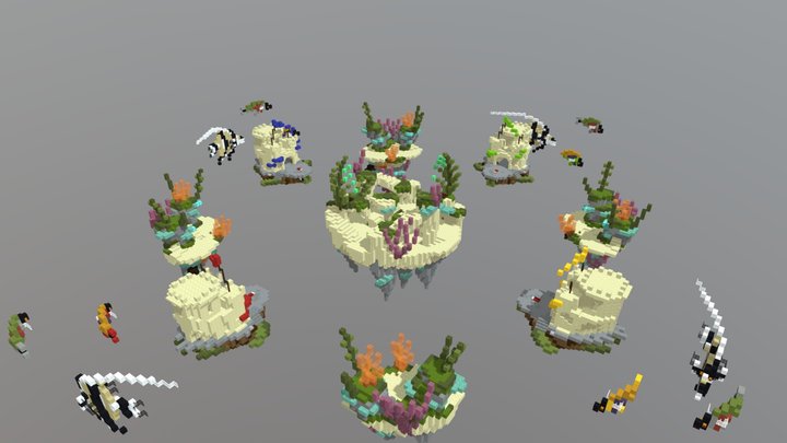 Bedwars: Aquarium 3D Model