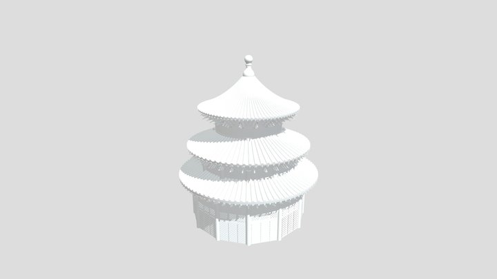The Hall of Prayer for Good Harvests 3D Model