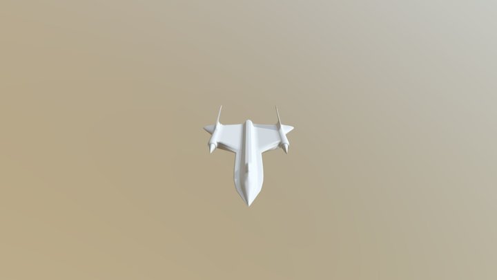 Blackbird jet 3D Model