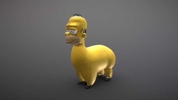 Homero Pig 3D Model