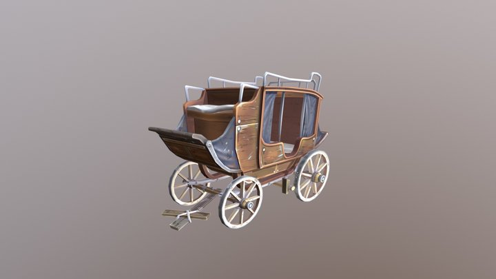 Kutsche 3D Model
