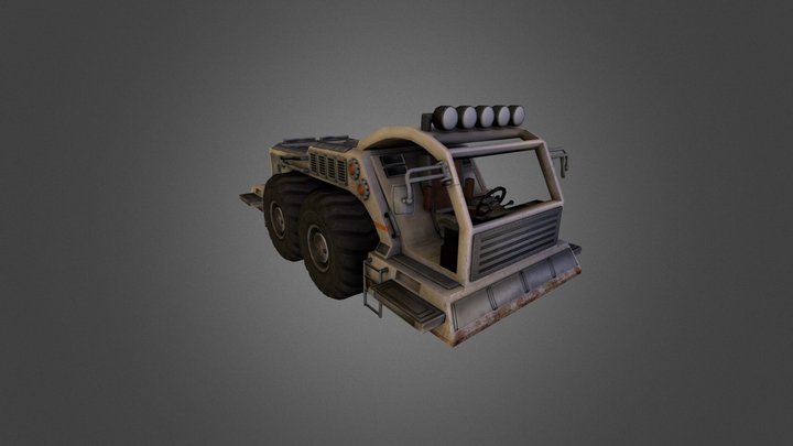 Vehicle prototype for Sanctum 2  3D Model