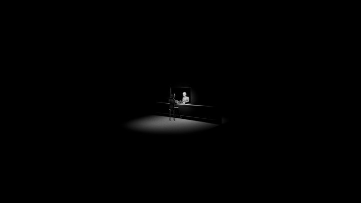 1115_監獄會客室 3D Model