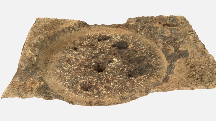 Mars2020, WATSON: Roubion Abrasion (sol 160) 3D Model