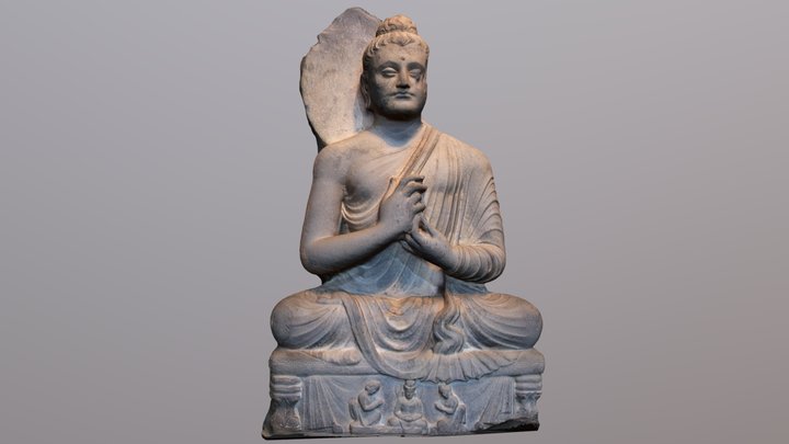 Seated Buddha 3D Model