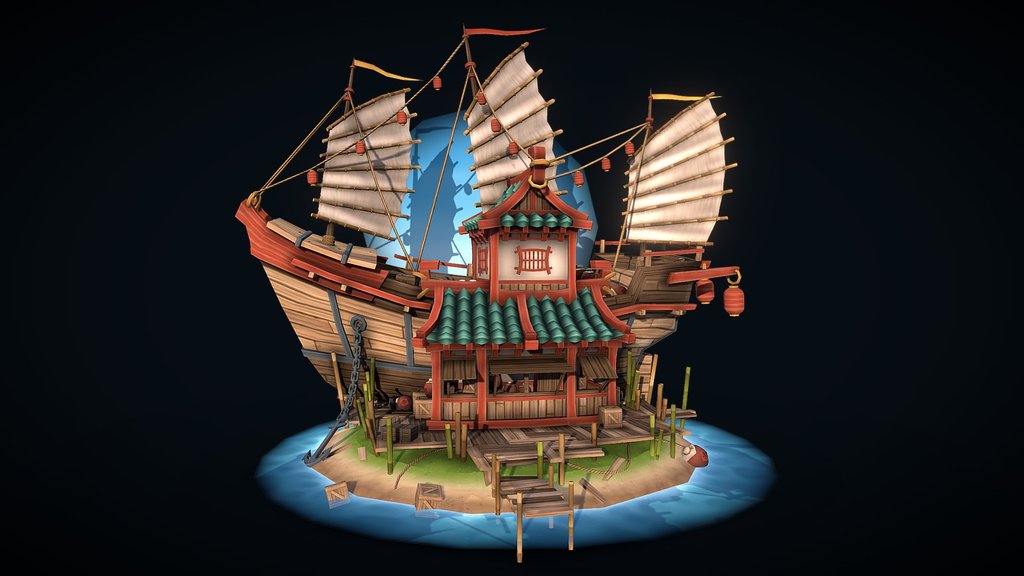 DAE Villages | Shipwrecked Chinese Supply Store
