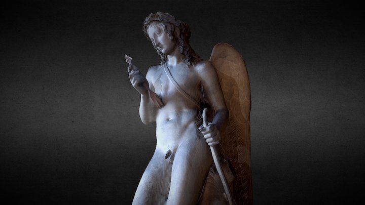Cupid Triumphant Examining his Arrow