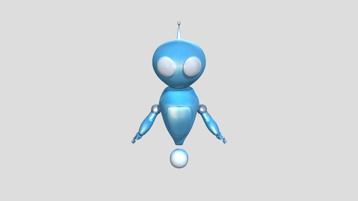 Curious Robot 3D Model