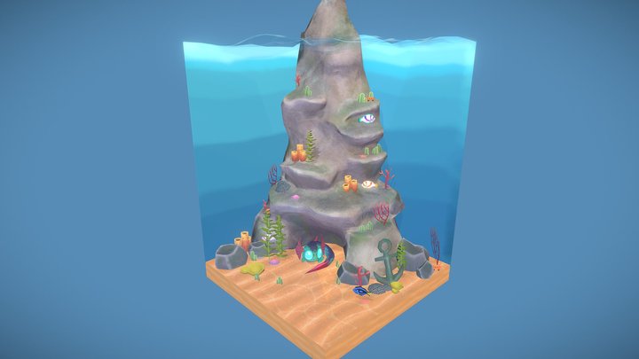 Underwater Scene 3D Model