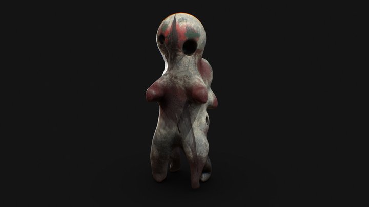 I made a 3D model to print of SCP-173 : r/SCP