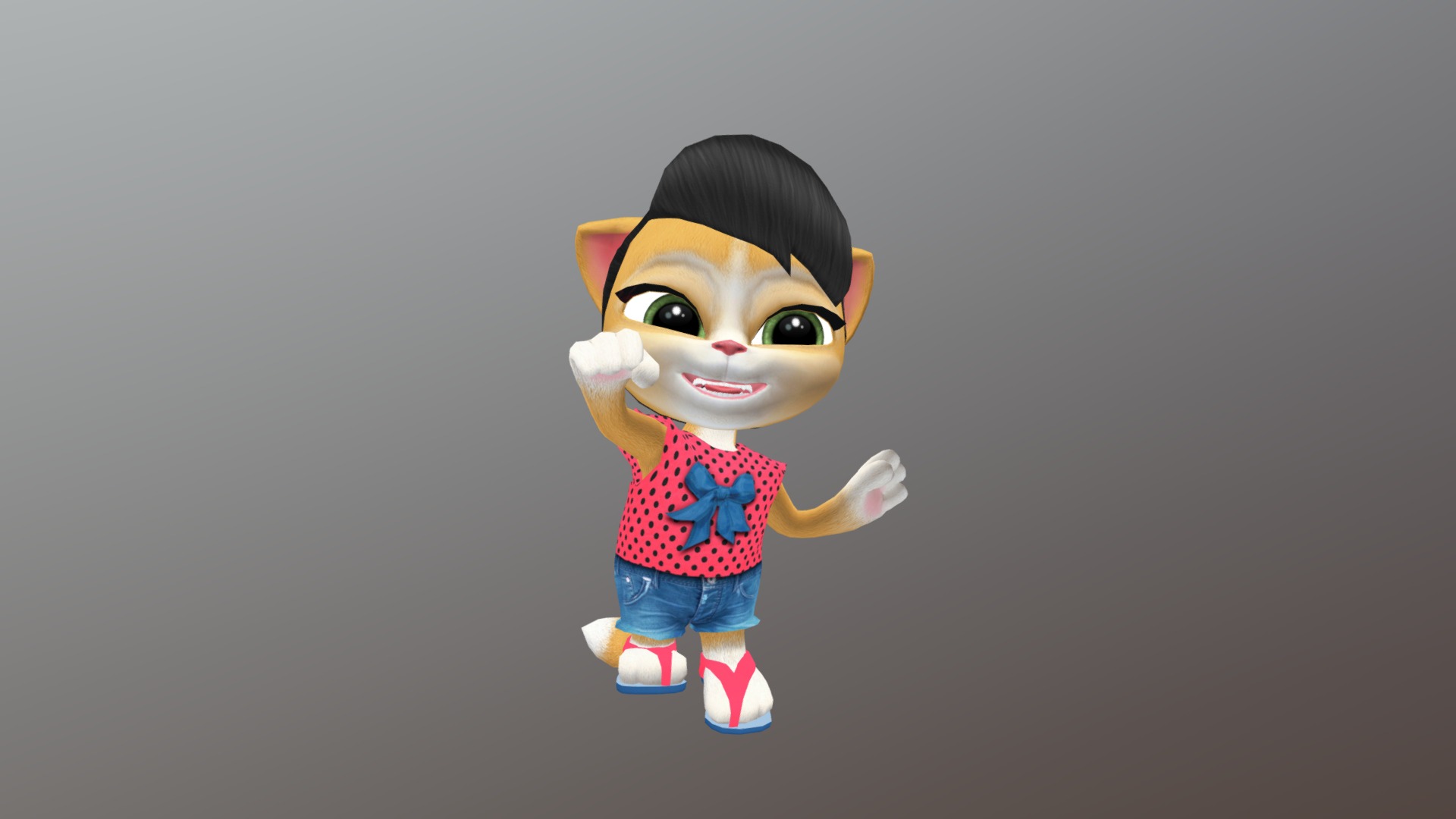 Emma The Cat 3D model by peaksel [af33c9a] Sketchfab