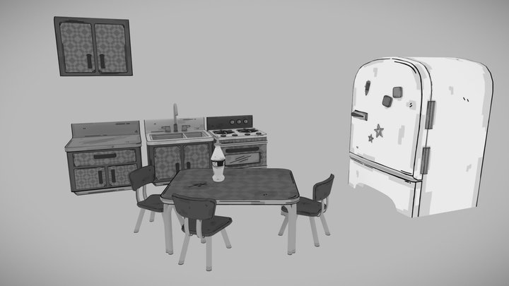 Streep - Environment Props 3D Model