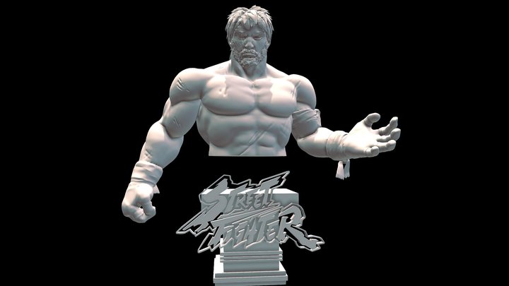 3D model Street Fighter VI - Ryu S2 VR / AR / low-poly