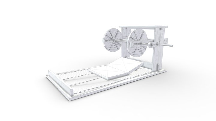 Open source book scanner prototype 3D Model