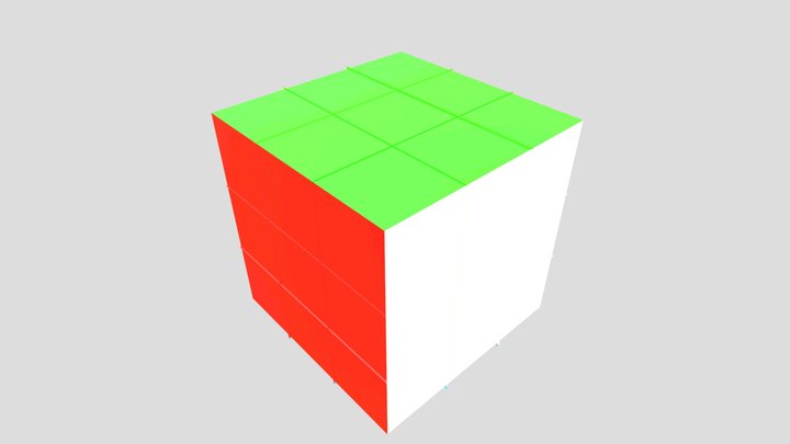 RUBICK'S CUBE 3D Model