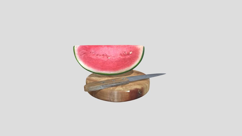 Sliced Red Seedless Watermelon Set