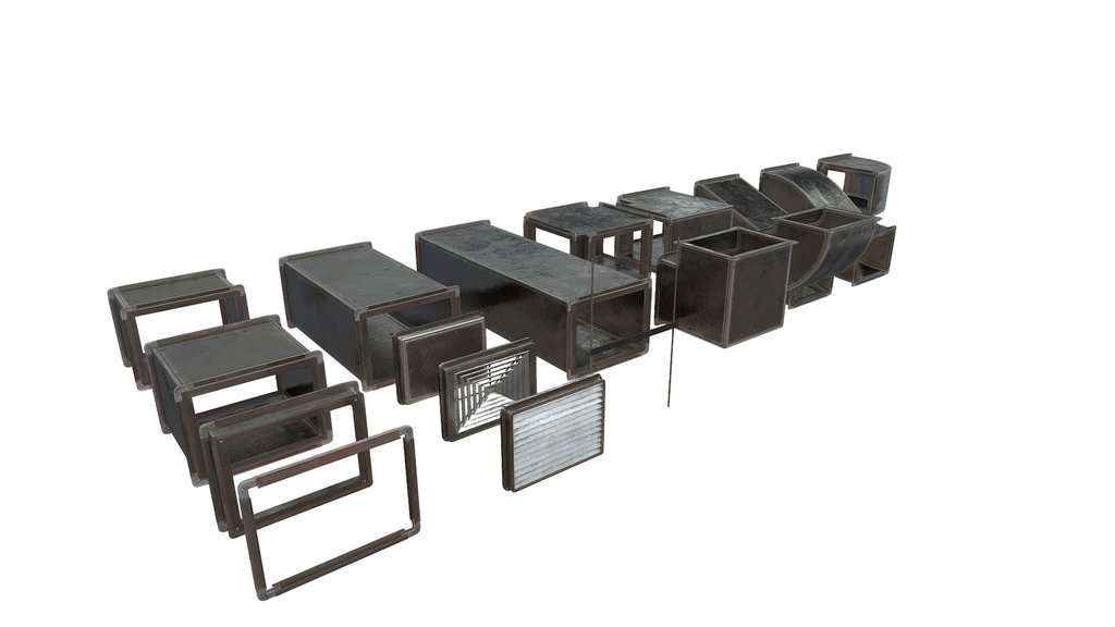 Modular Airduct Rectangular 01 4k
