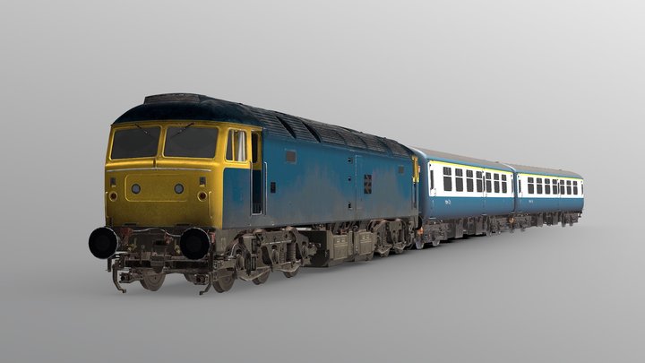 British Rail Class 47 3D Model