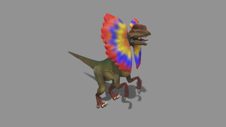 Dylofosaurus 3D Model
