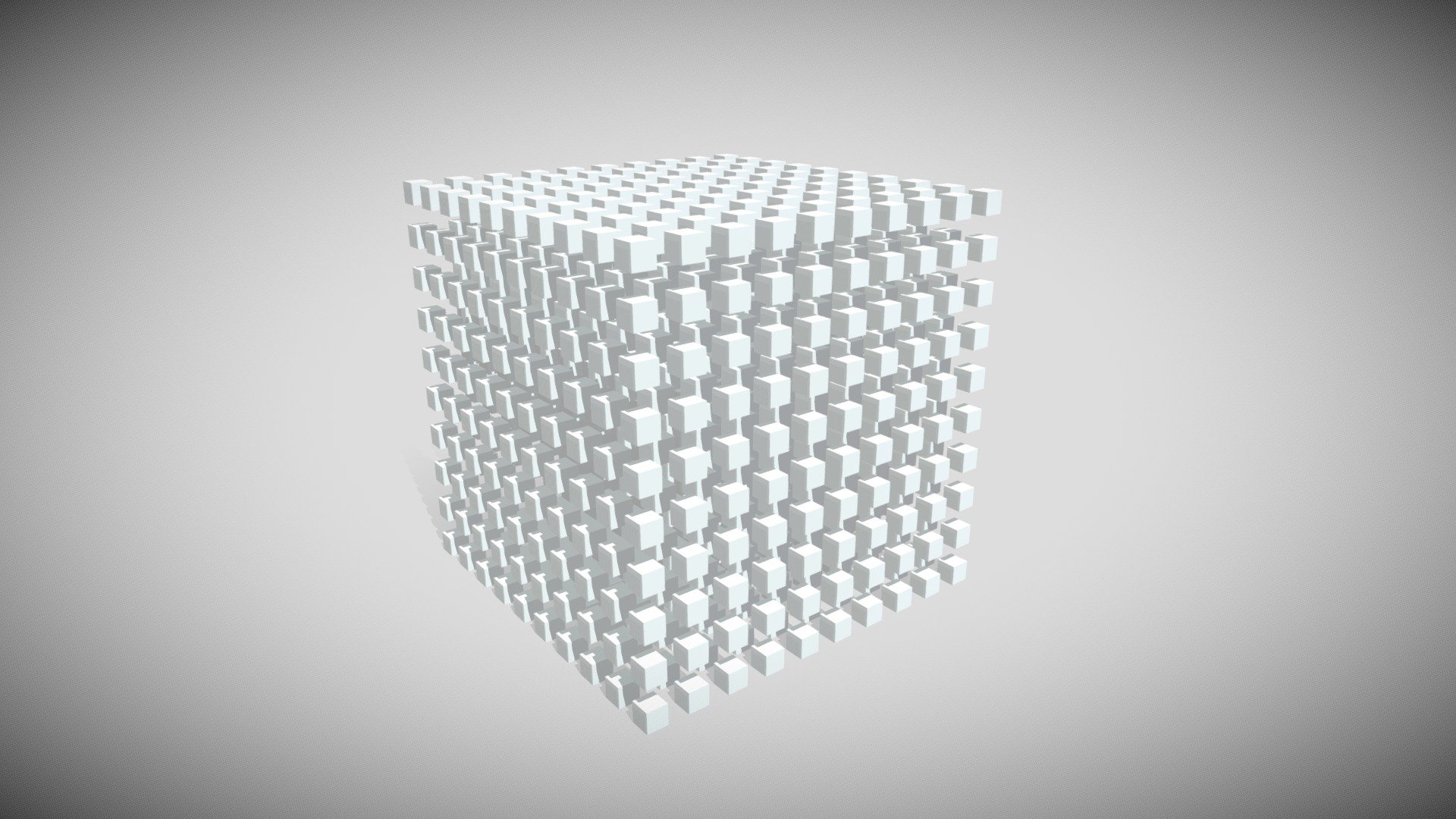 1000 Default Cubes 1K Blender - Buy Royalty Free 3D model by freckt ...