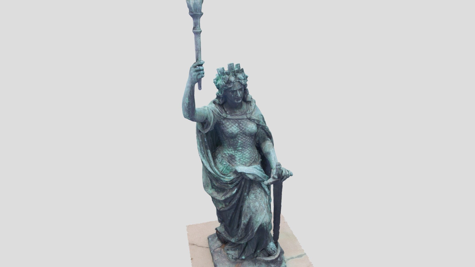 Statue of Liberty in Oryahovo — Sketchfab embed 3D viewer