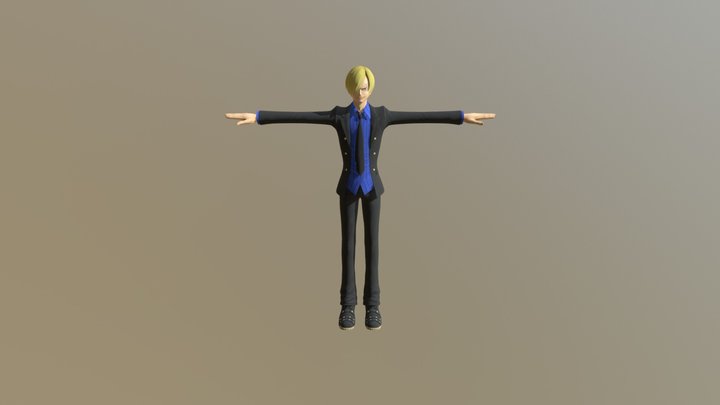 OnePiece - Sanji 3D Model