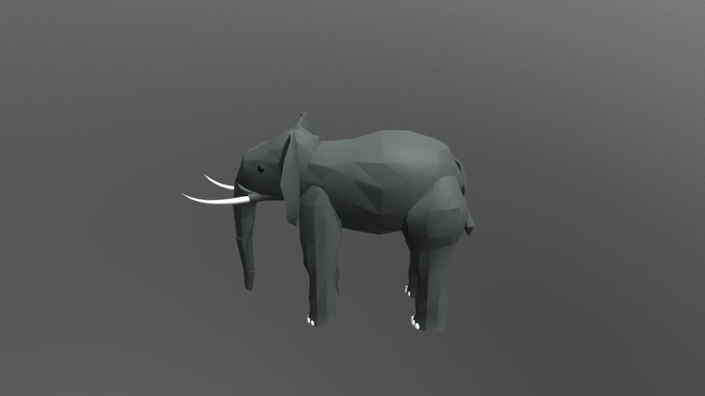 Elefant Gezippt