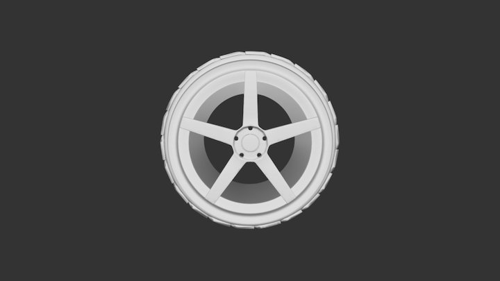 'Modeling a Wheel' submission 3D Model