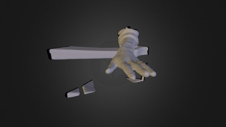 Structure Sensor - test scan 11 - Dainty Hand 3D Model