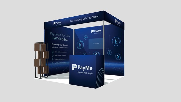 Booth2 3D Model