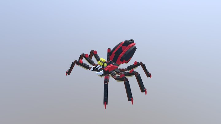 Spider - Lego Fierce Creatures 3D Model
