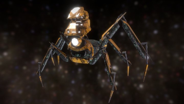 Spider Mech 3D Model