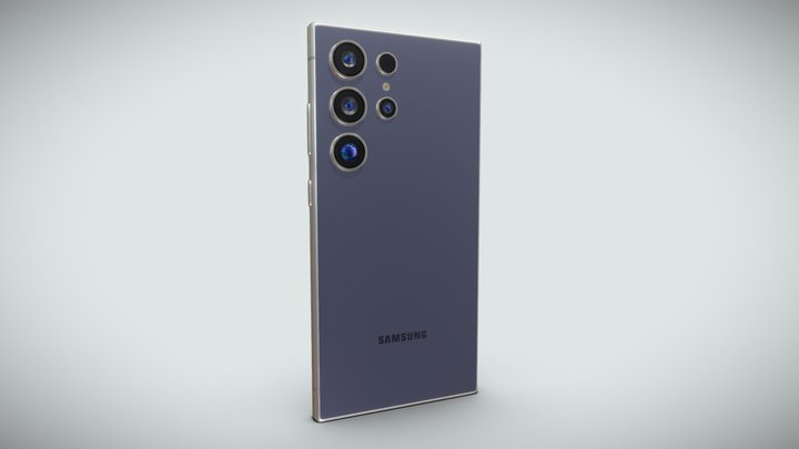 Samsung Galaxy S24 Ultra Titanium Violet 3D Model