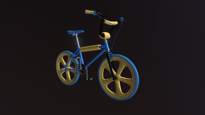 BMX Bike - Clean Version 3D Model
