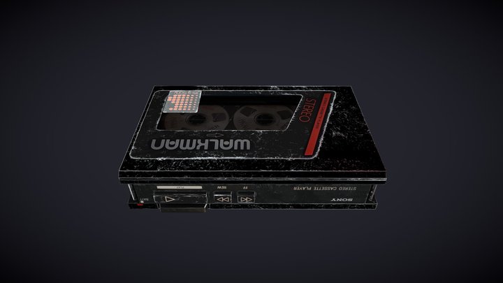 Sony Walkman WM-22 From 1984 3D Model