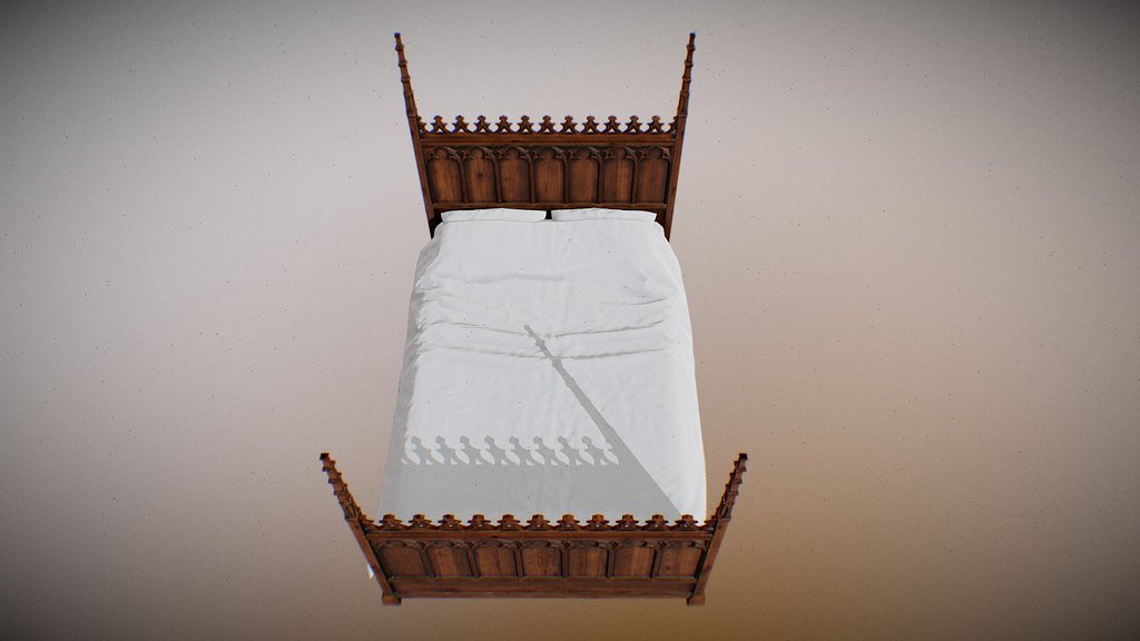 Gothic Bed 01