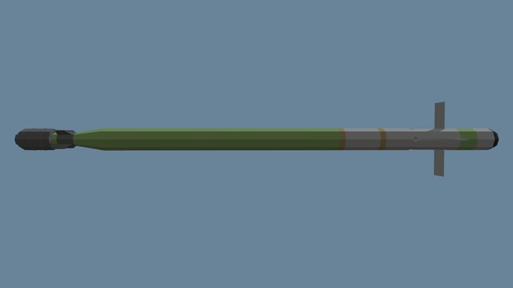 FIM-92 Stinger Missile (Low-Poly)