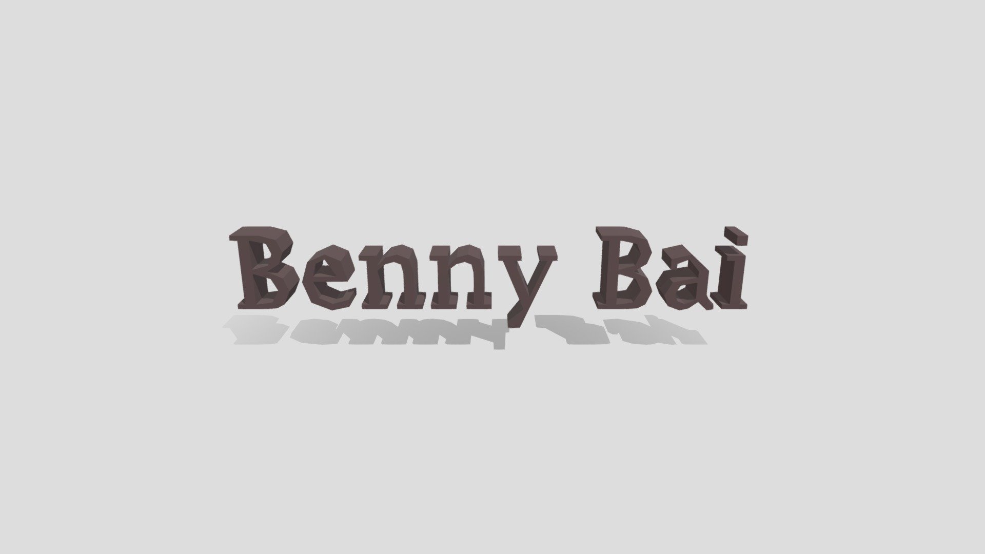 Wk1_signature_ Bai_ Yuechen - Download Free 3D model by Yuechen Bai ...