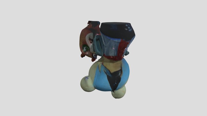 Manplaywithbear 3D Model