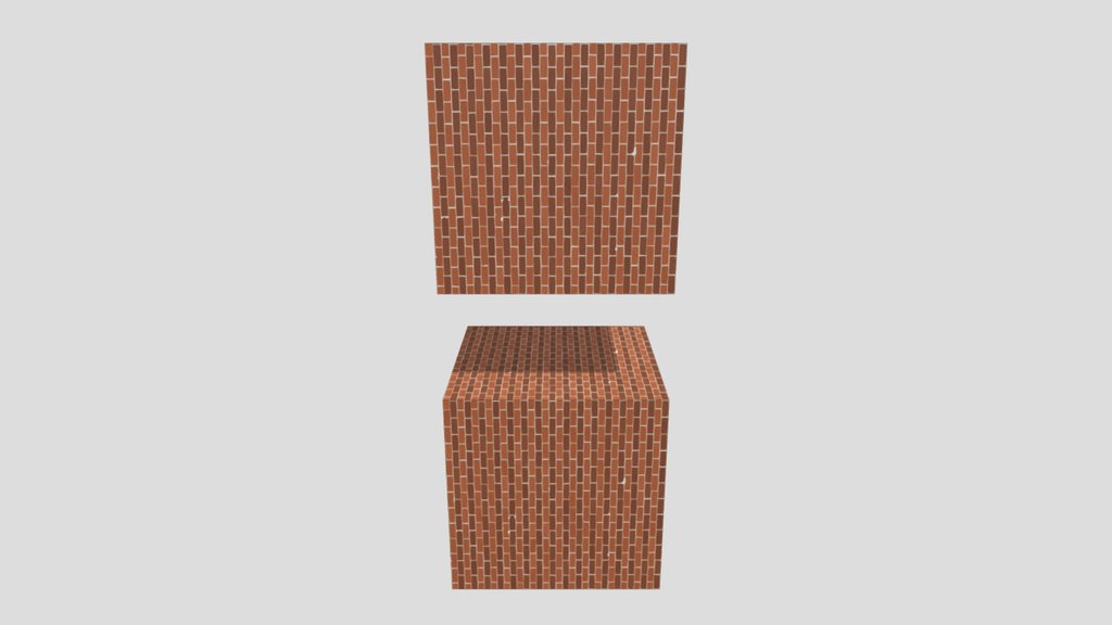 Low poly cube test-Prima3d