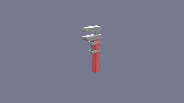 Adjustable wrench 3D Model