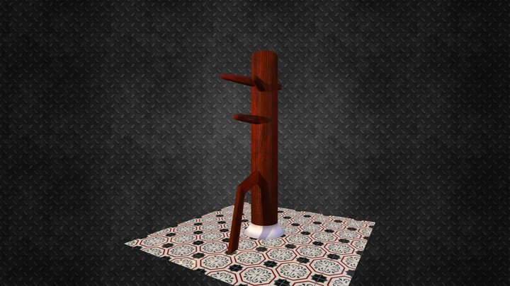 WING CHUN - Muk Yan Jong 3D 3D Model