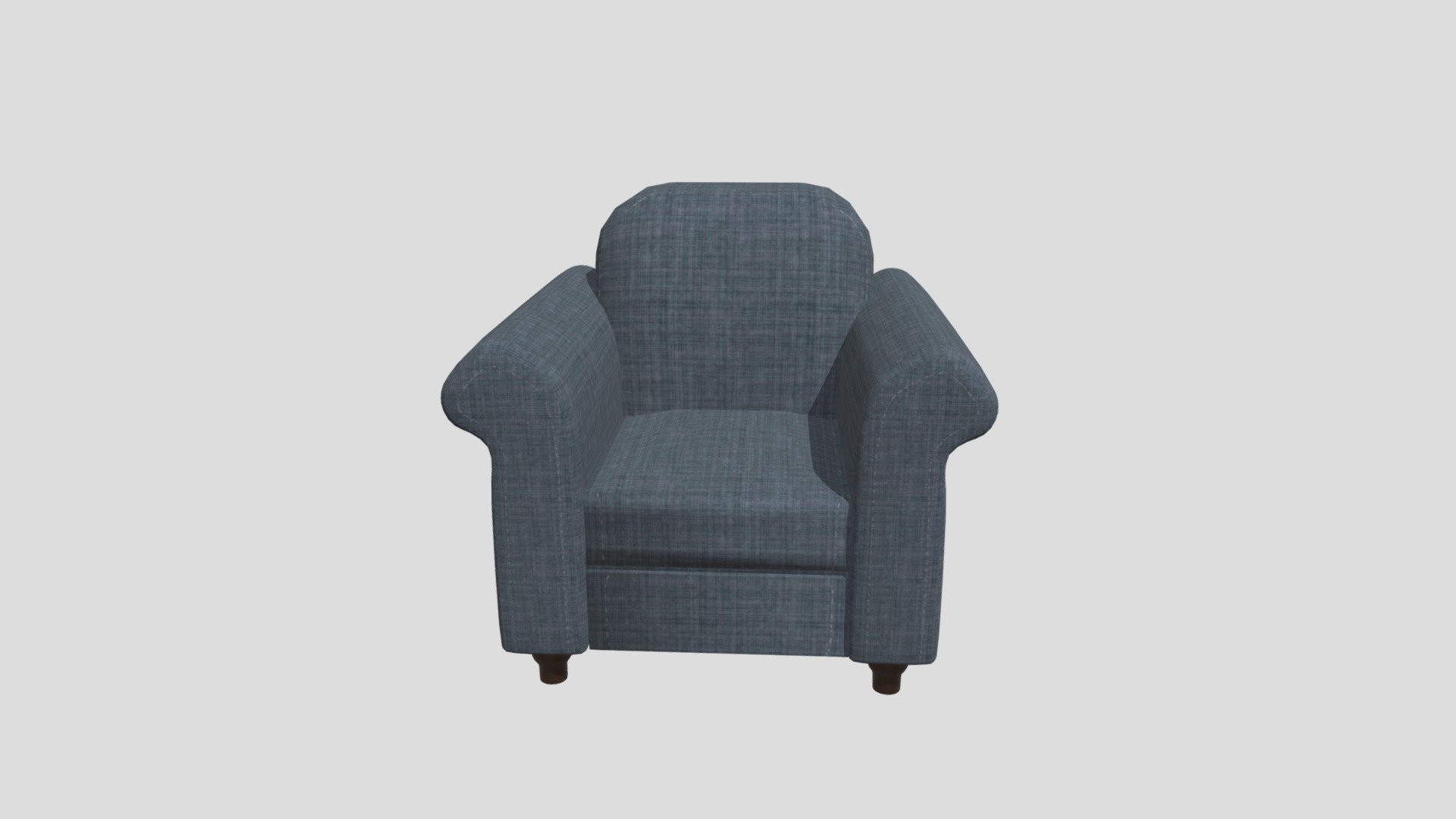 Armchair low poly