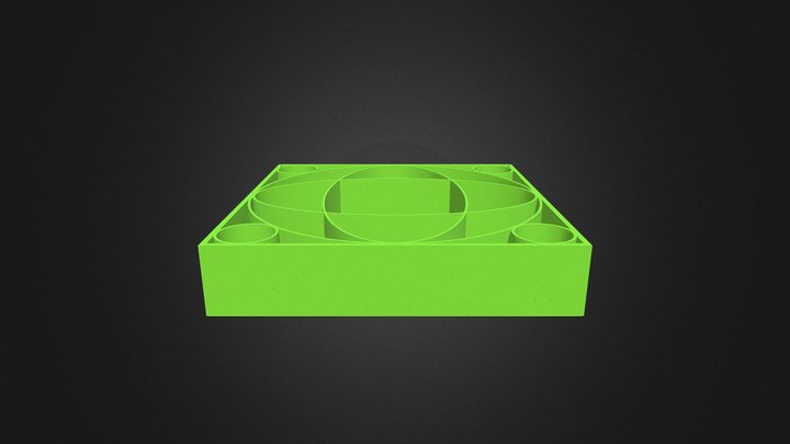 100/100/20 X/YAxisE-stepCalibrationTest0.4Nozzle 3D Model