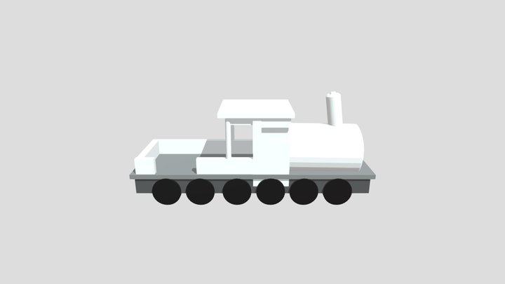 Steam Train 3D Model