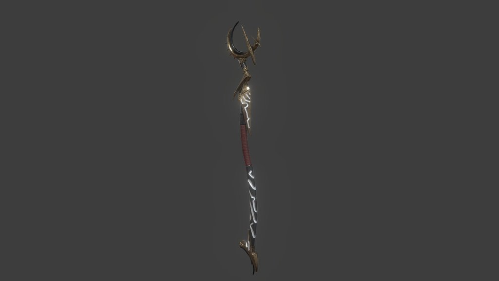 Crescent Moon Staff