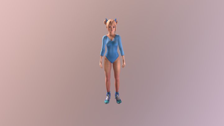 Girl For Anim 3D Model